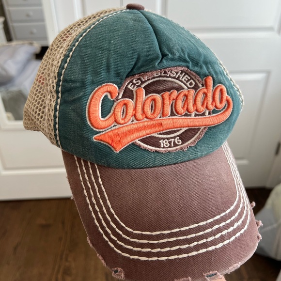 Robin Ruth Distressed Trucker Hat - Picture 2 of 7